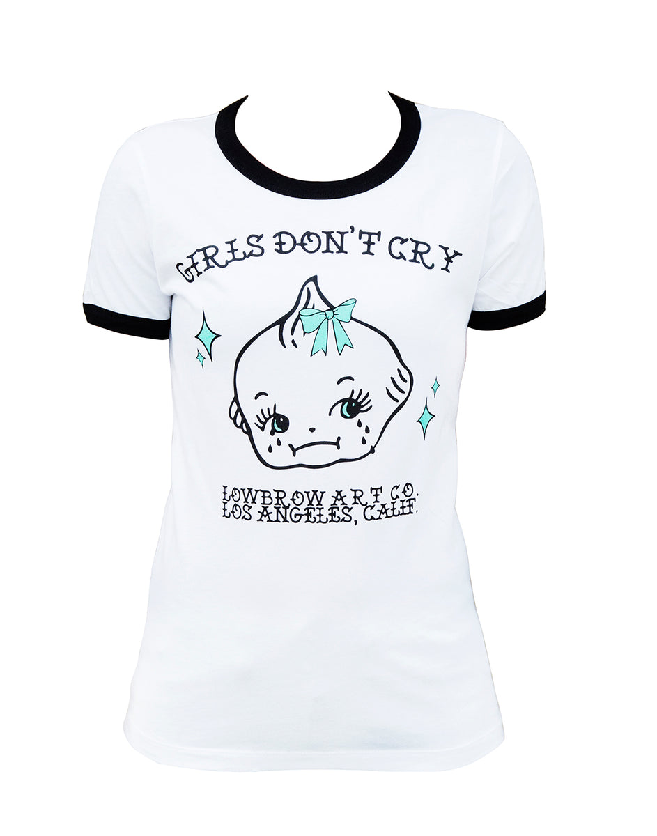 トップスGirls don't cry Ringer Girls tee - Tシャツ/カットソー(半袖 
