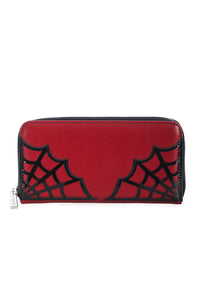 Red Webbed Wallet