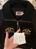 The Cramps Black Satin Bomber Jacket (Unisex)