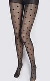 Sheer Polka Dot Tights