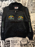 The Cramps Black Satin Bomber Jacket (Unisex)