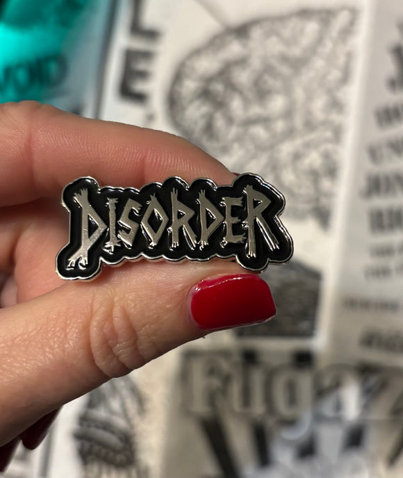 Disorder Logo Enamel Pin