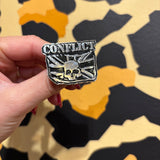 Conflict Logo Pin