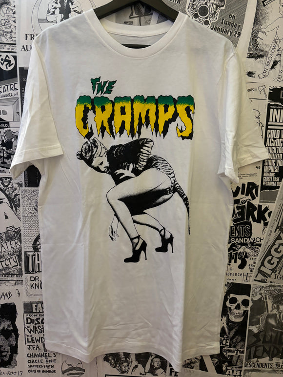 The Cramps White Band Tee