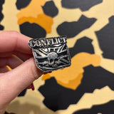 Conflict Logo Pin