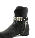 Double Pyramid Stud Boot Strap