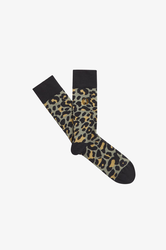 Fred Perry Leopard Print Socks