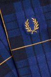 Fred Perry Tartan Sock - Navy