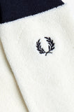 Fred Perry Towelling Sock Snow White / Navy