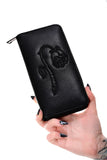 Foxblood Weeping Rose Wallet