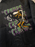 The Cramps Black Satin Bomber Jacket (Unisex)