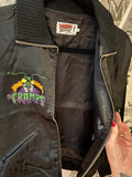 The Cramps Black Satin Bomber Jacket (Unisex)