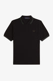 Fred Perry Polo Black / Court Green