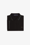 Fred Perry Polo Black / Court Green