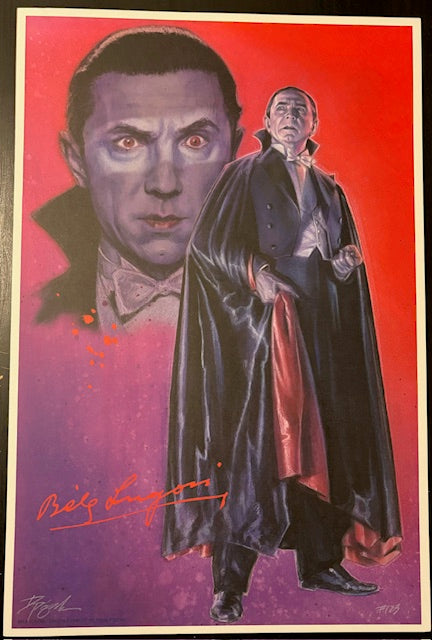 Bela Lugosi Double Image Print