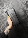 Foxblood Weeping Rose Wallet