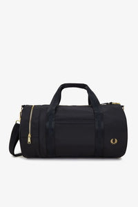 Fred Perry Textured Nylon Barrel Bag