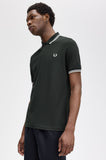 Fred Perry Polo NightGreen / Snow White