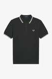 Fred Perry Polo NightGreen / Snow White