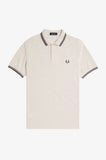 Fred Perry Polo Porridge Marl / Anchor Gray