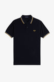 Fred Perry Polo Navy / Ecru / Honeycomb