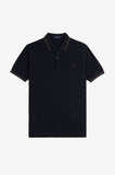 Fred Perry Polo Navy / Laurel Wreath Green / Carrington Brick