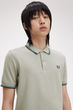 Fred Perry Polo Limestone / Runaway Bay Ocean / Black