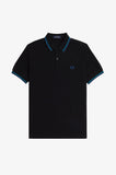 Fred Perry Polo Black / Cyber Blue / Midnight Blue