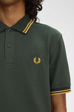 Fred Perry Polo Court Green / Honeycomb