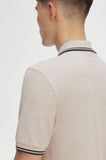 Fred Perry Polo Porridge Marl / Carrington Brick / Anchor Grey