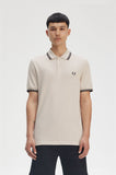Fred Perry Polo Porridge Marl / Carrington Brick / Anchor Grey