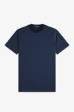 Fred Perry Fine Stripe Heavyweight T-Shirt Blue