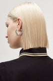 Fred Perry Silver Laurel Wreath Earrings