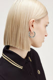 Fred Perry Silver Laurel Wreath Earrings