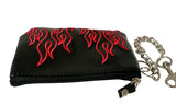 Up in Flames Red Patent Leather Wallet