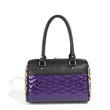 Purple Sparkle & Leopard Atomic Tote Medium