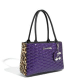 Purple Sparkle Wild Cherry Tote