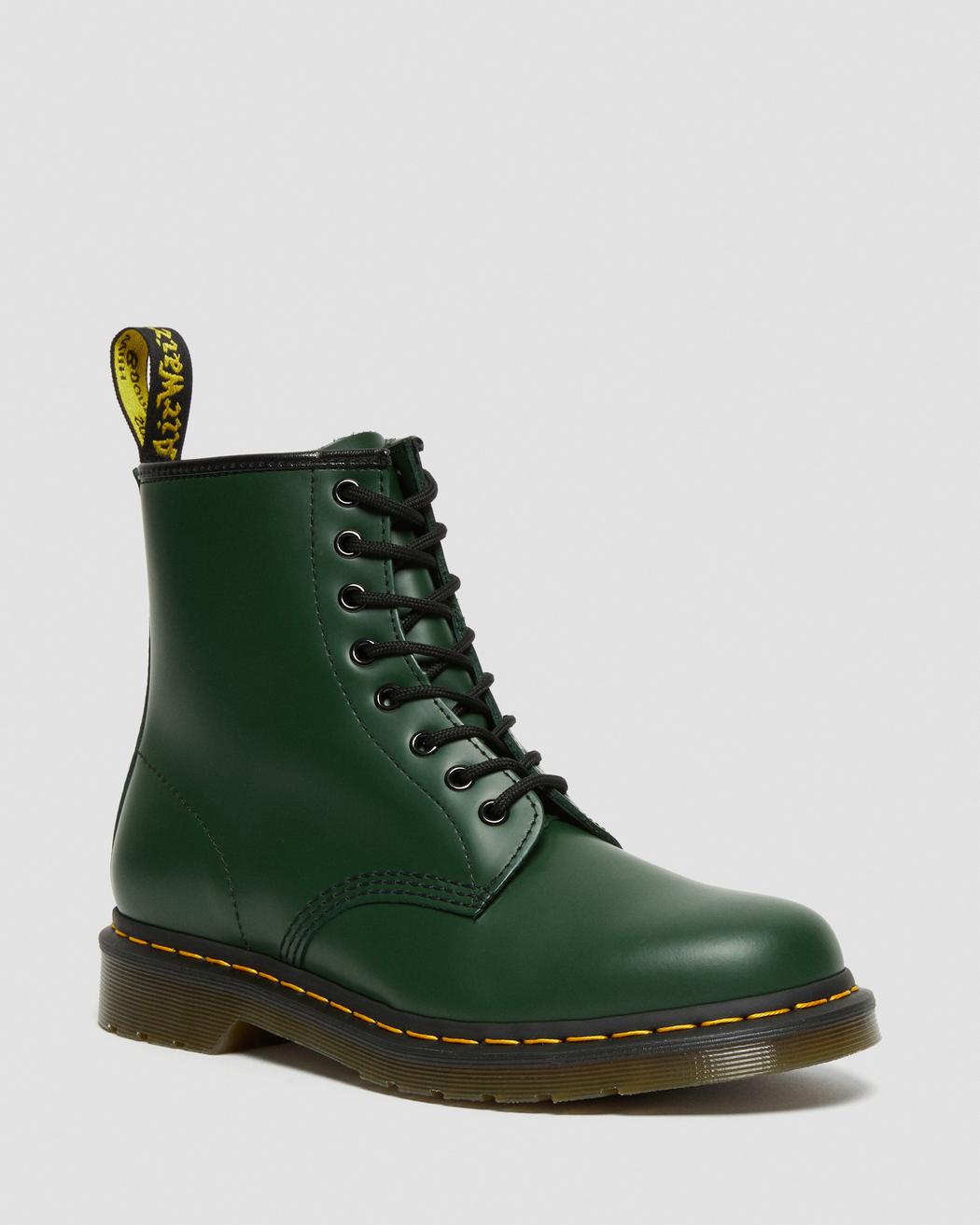 1460 Green Smooth Dr. Marten 8 Eye Boots DeadRockers