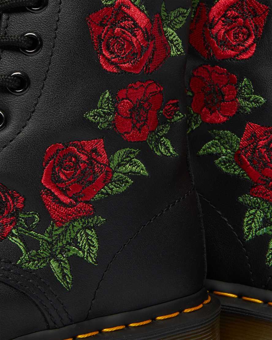 Dr marten floral clearance boots