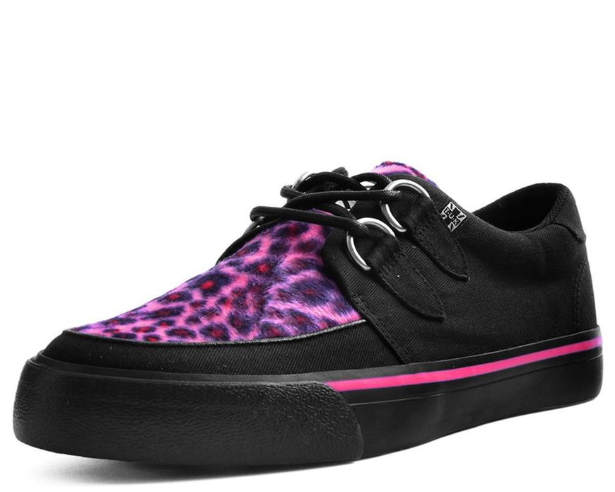 Black Pink Leopard D Ring VLK Sneaker DeadRockers