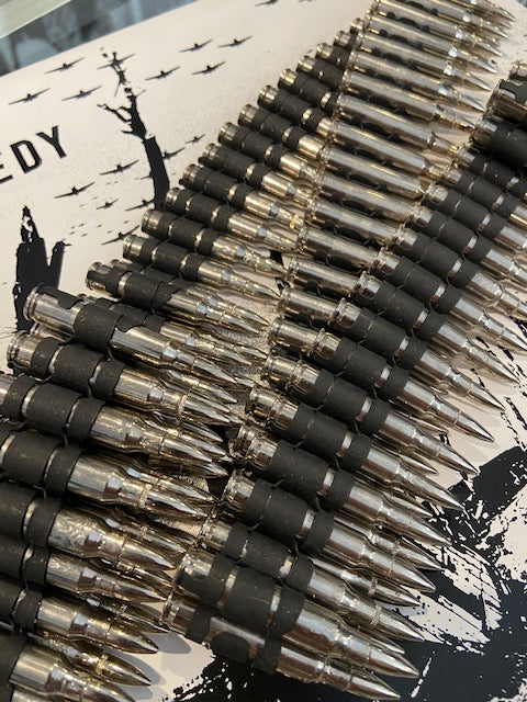 Bullet belt silver store