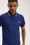 Fred Perry Polo French Navy / Golden Hour