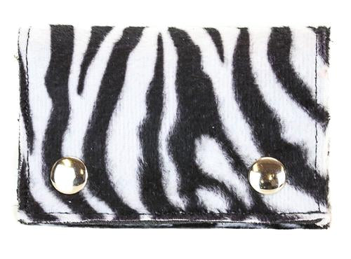 Cheetah Print Fur Wallets – Chains & Charms