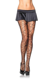 Distressed Net Pantyhose